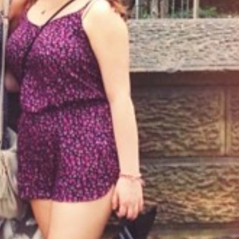 Floral Short Romper